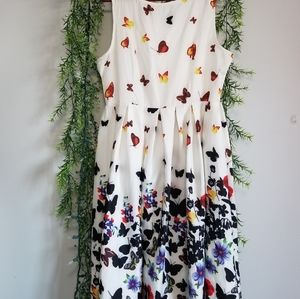 Butterfly Midi Dress